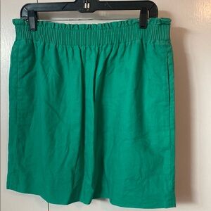 Vibrant Kelly Green Skirt